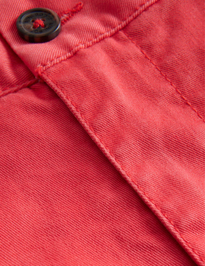 Chino Stretch Pants-Jam Red