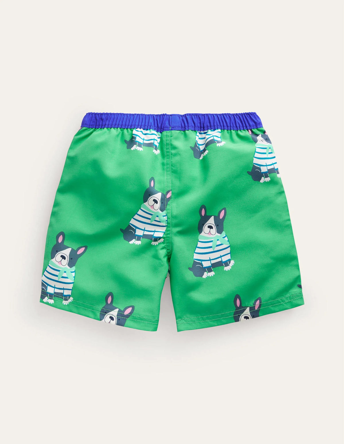 Swim Shorts-Pea Green Dogs