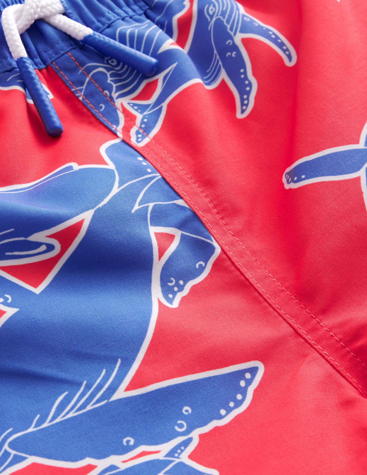 Swim Shorts-Sunkissed Coral Whale