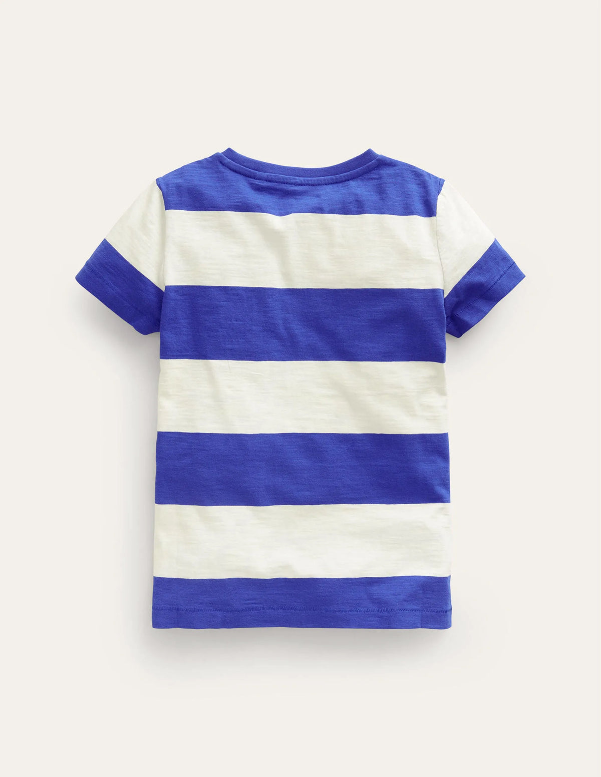 Washed Slub T-shirt-Wisteria Blue/Ivory