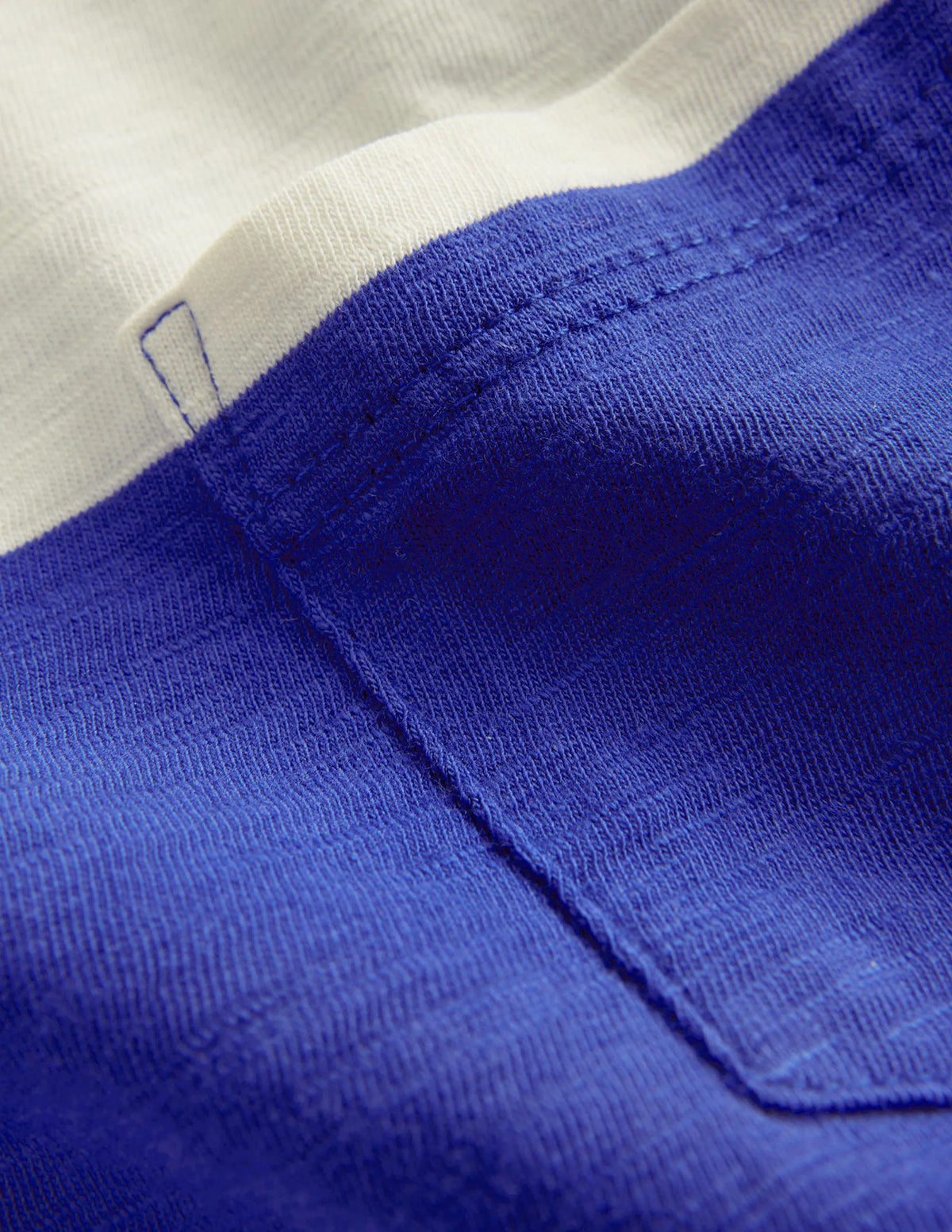 Washed Slub T-shirt-Wisteria Blue/Ivory