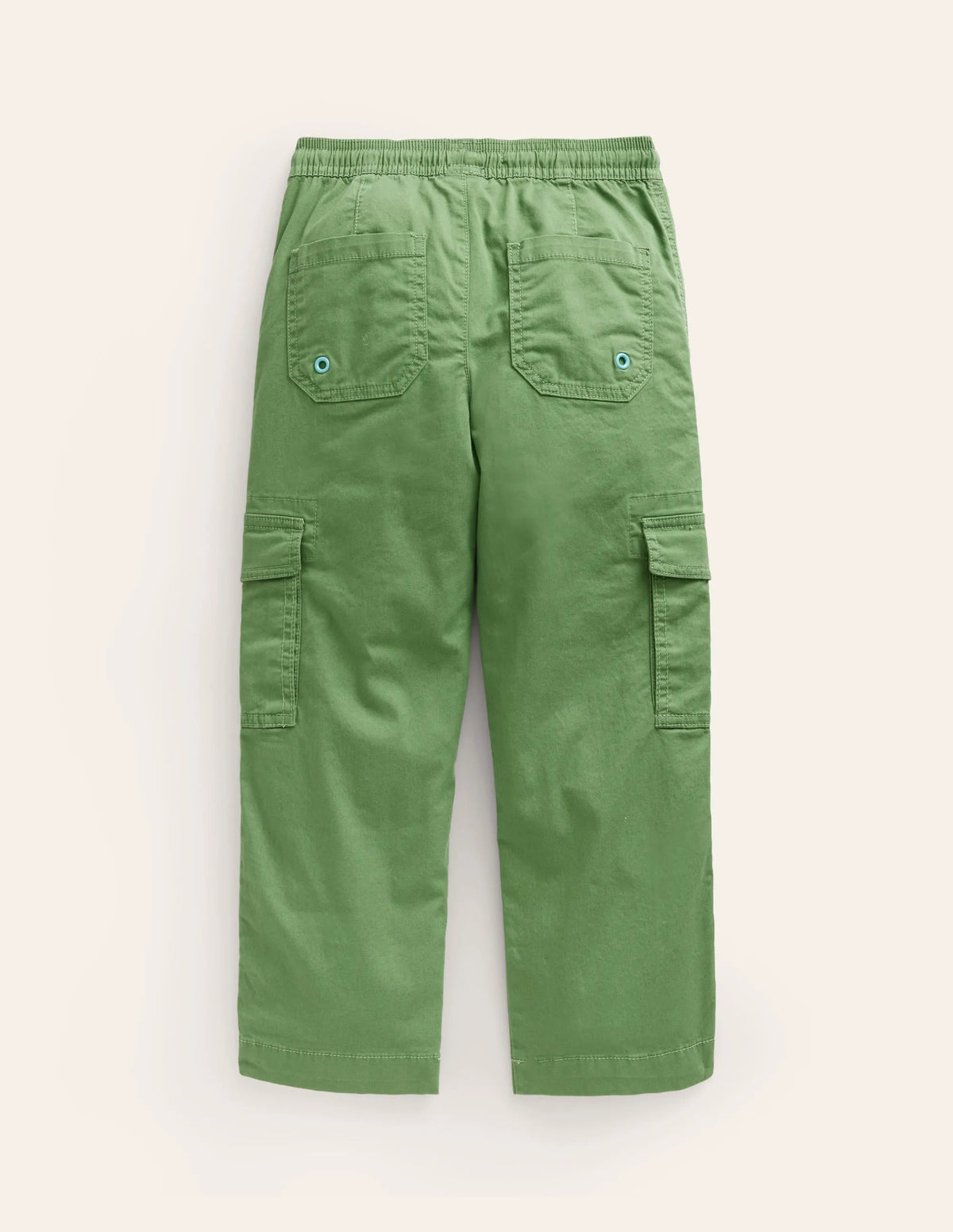 Pull-On Cargo Trouser-Safari Green
