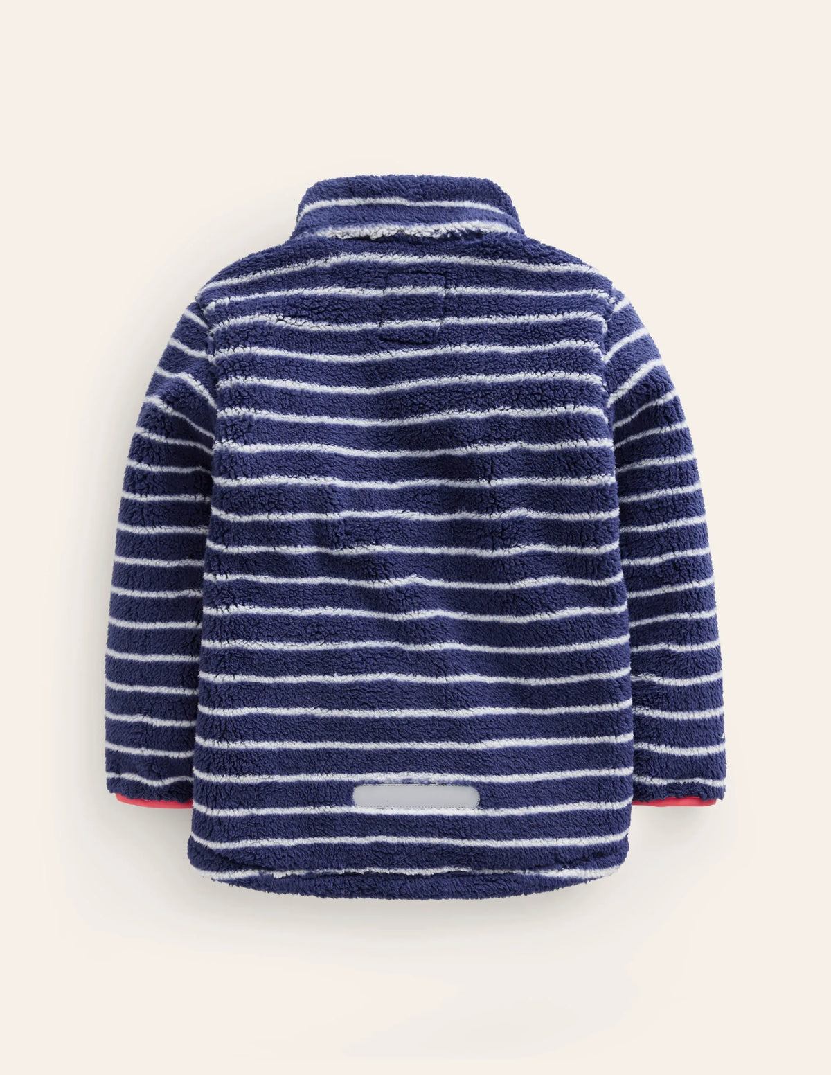 Cosy Windproof Fleece-College Navy / Ivory Stripe
