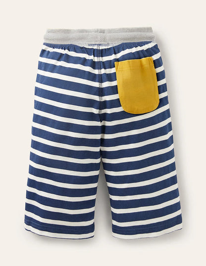Jersey Baggies-College Navy and Ivory