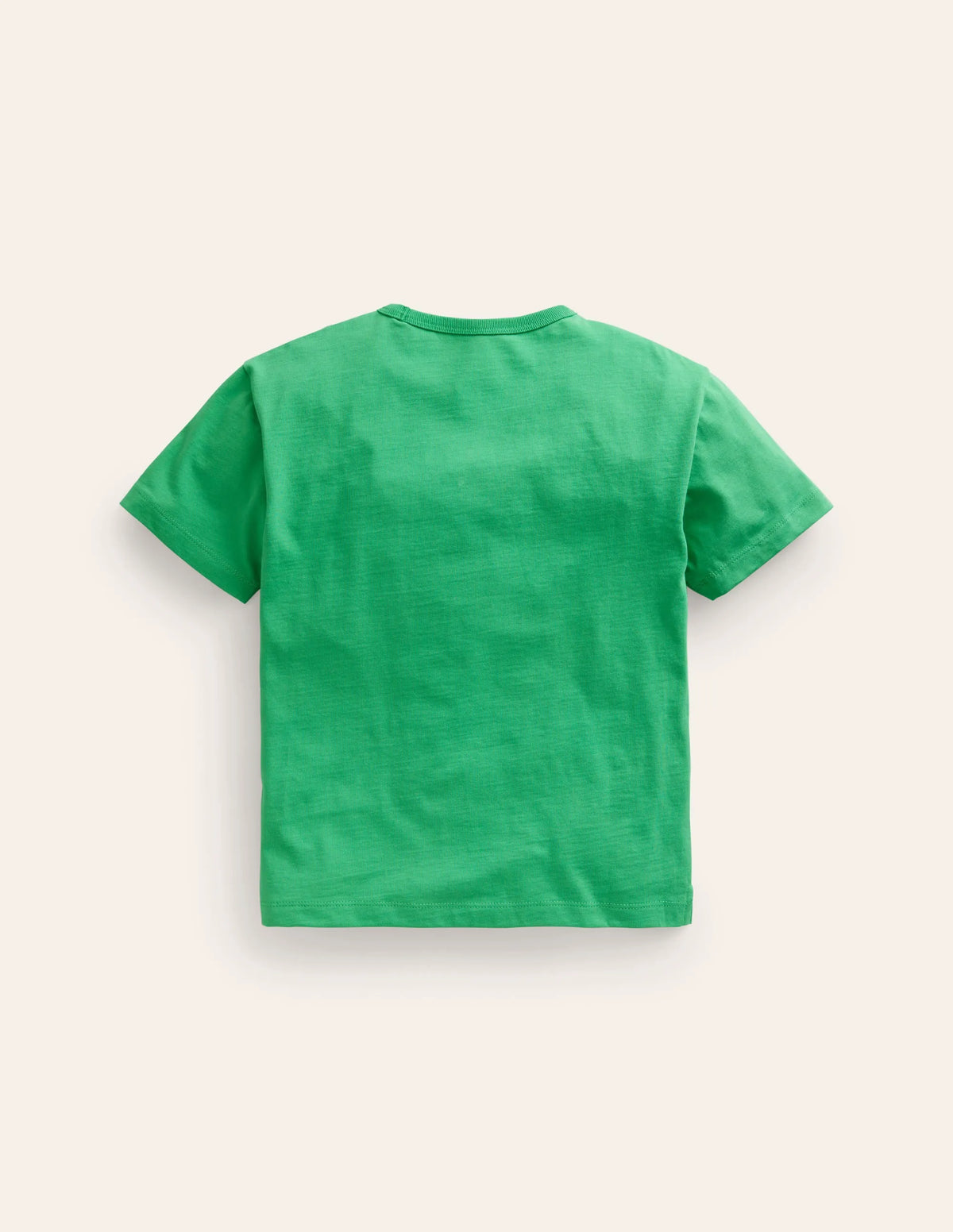Relaxed Printed T-Shirt-Pea Green Veggies