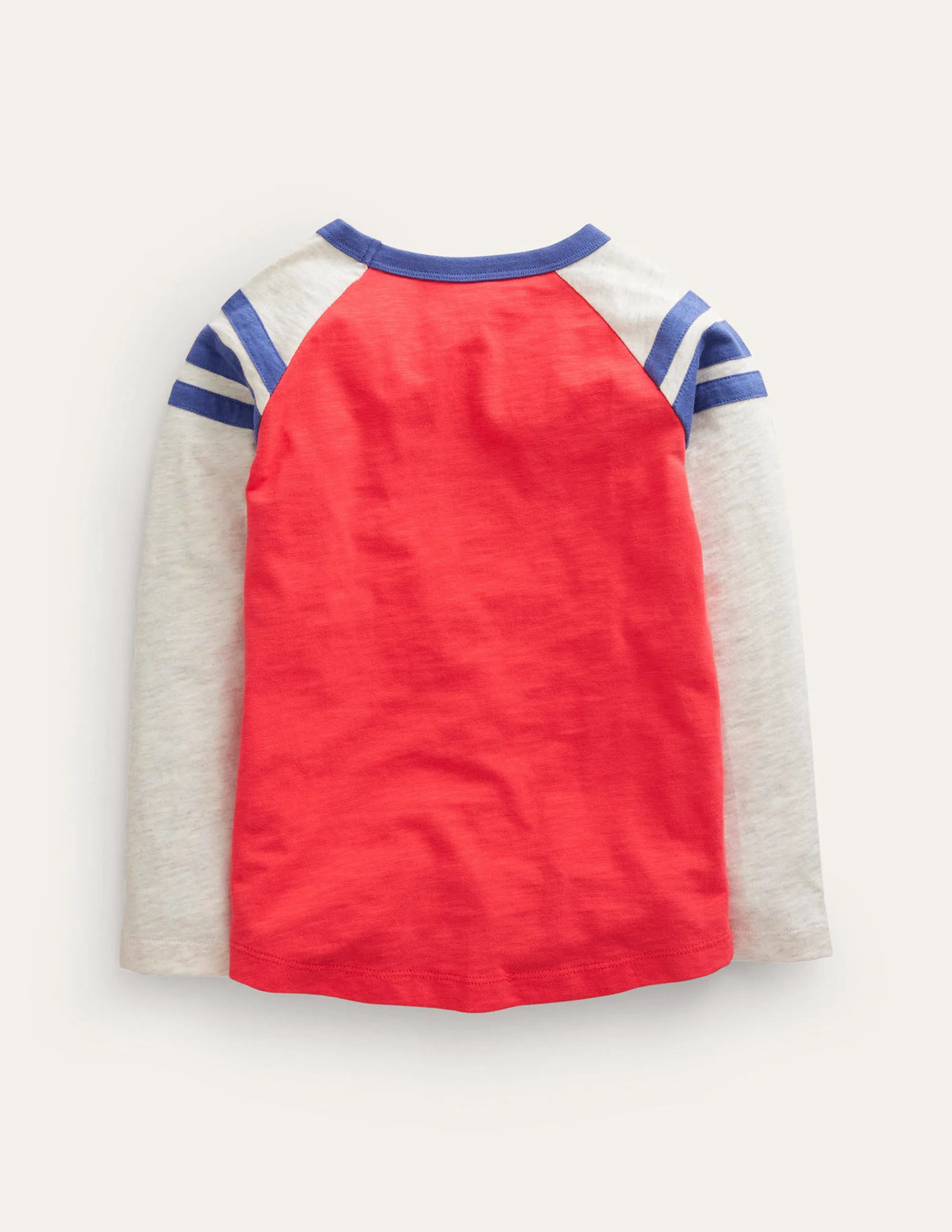 Long Sleeve Raglan T-shirt-Jam Red/Oatmeal Marl Star