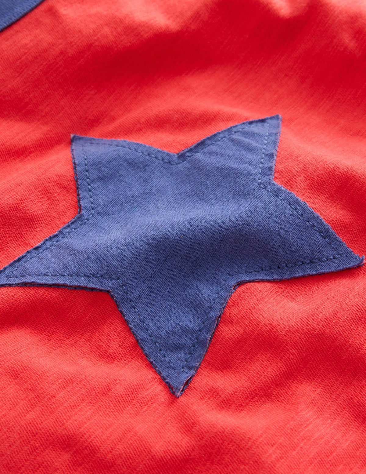 Long Sleeve Raglan T-shirt-Jam Red/Oatmeal Marl Star