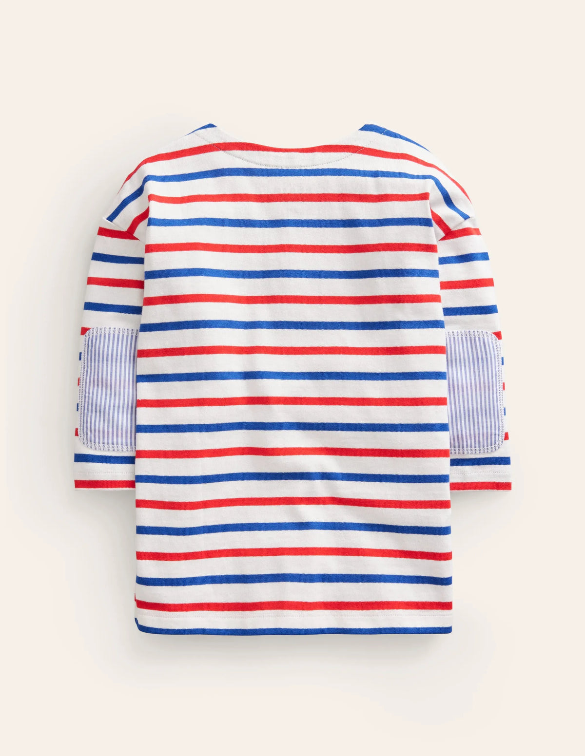 Mariner T-shirt-Sapphire Blue/ Poppy Red