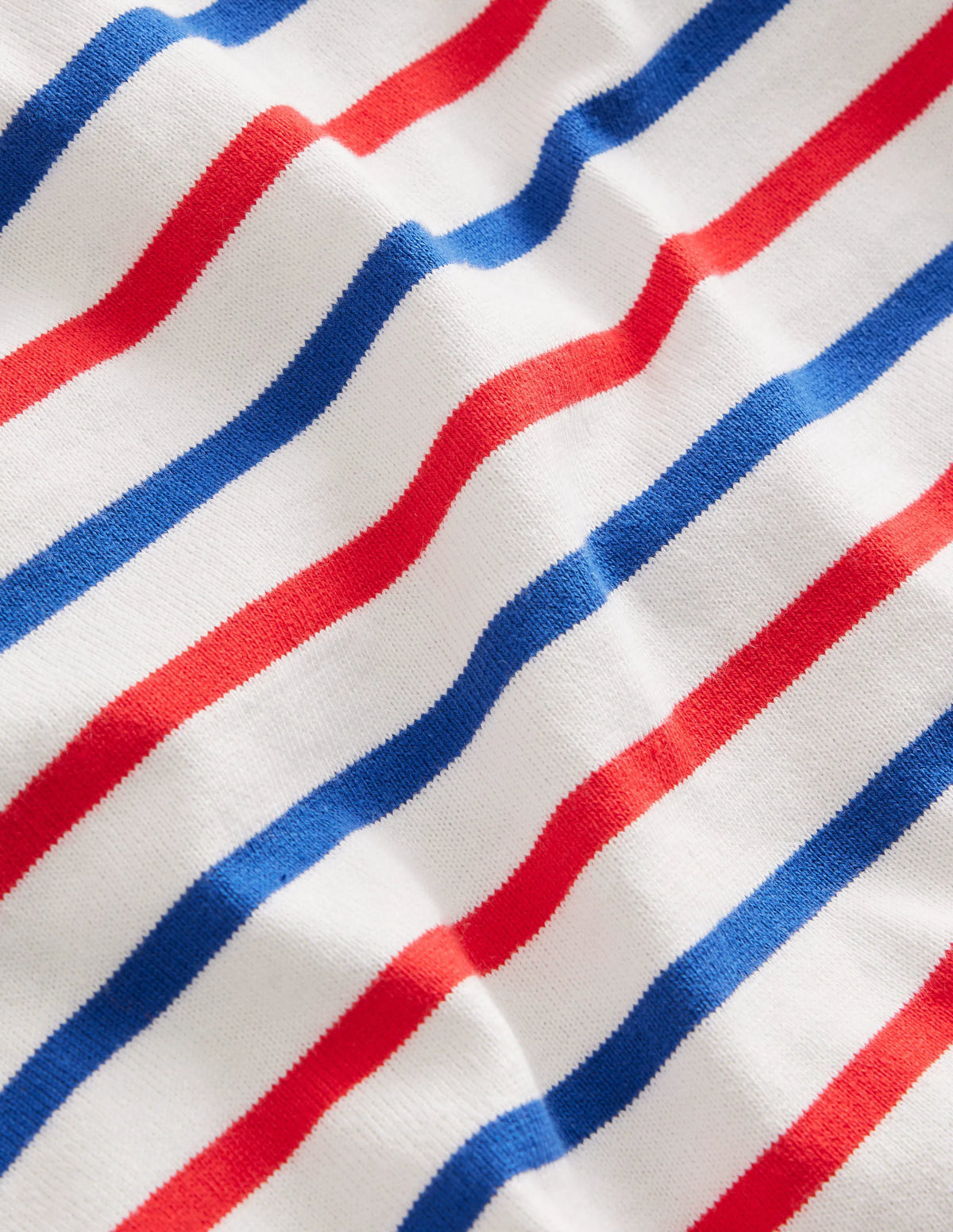 Mariner T-shirt-Sapphire Blue/ Poppy Red