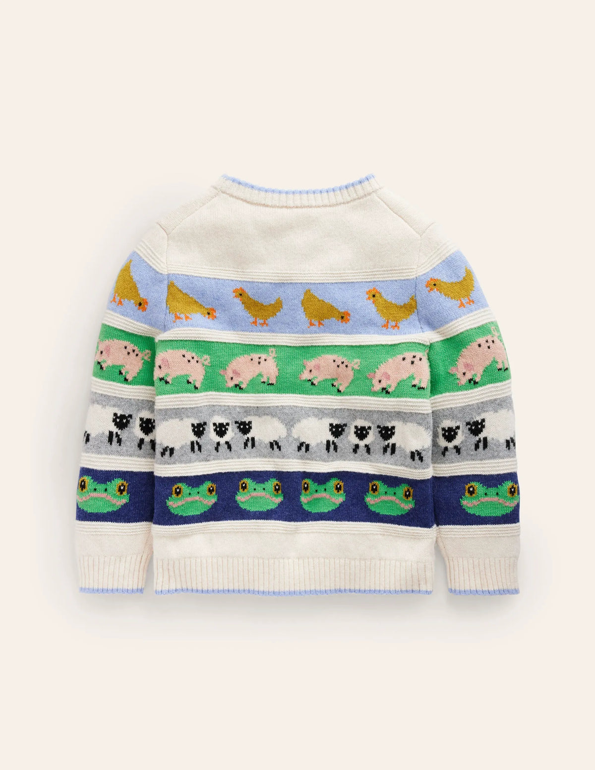 All Over Fair Isle Jumper-Easter Farm Animals