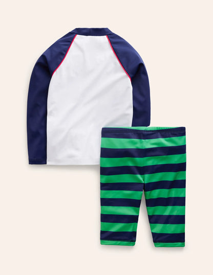 Sun Safe Surf Set-Ivory Dinosaur