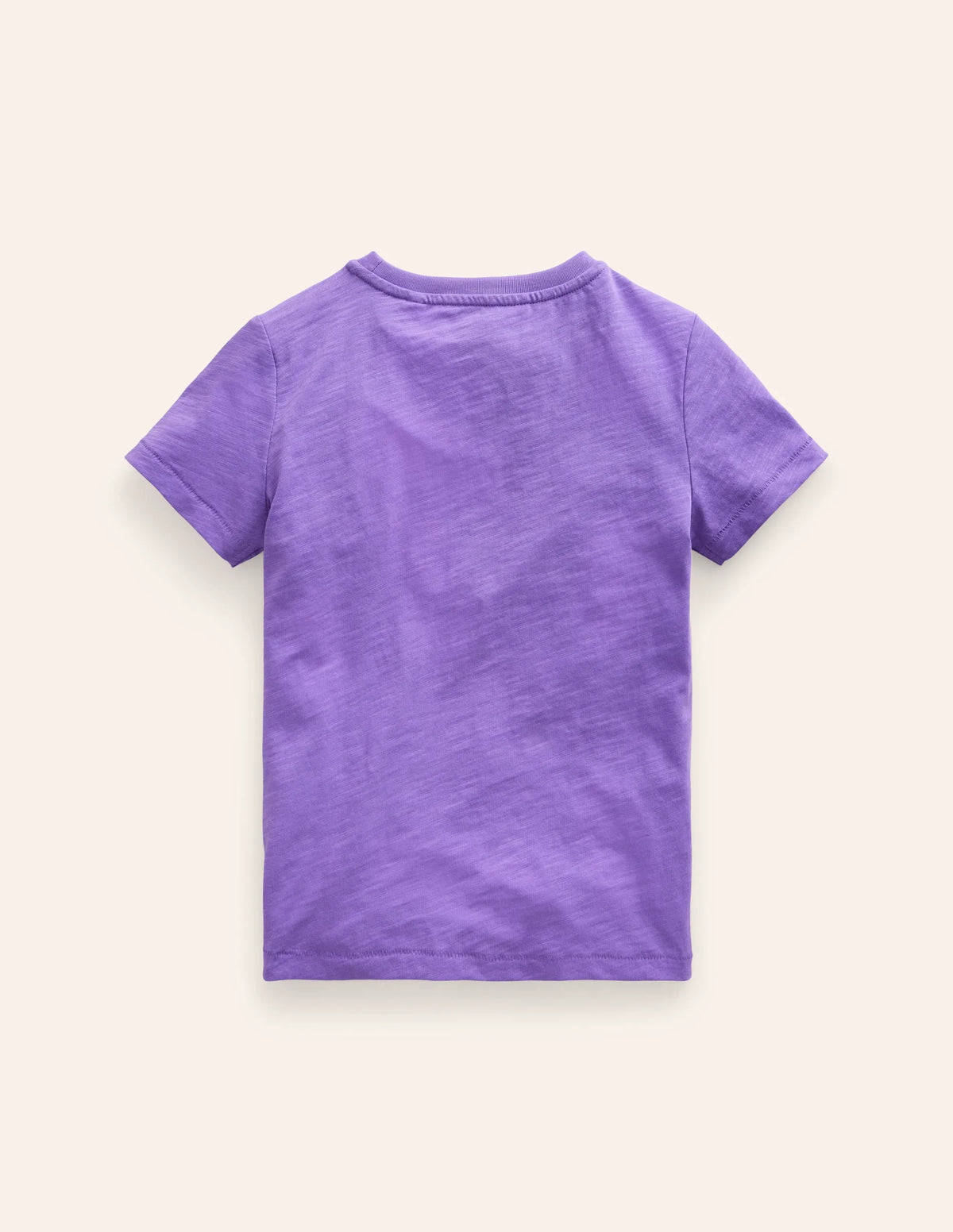 Washed Slub T-shirt-Crocus Purple