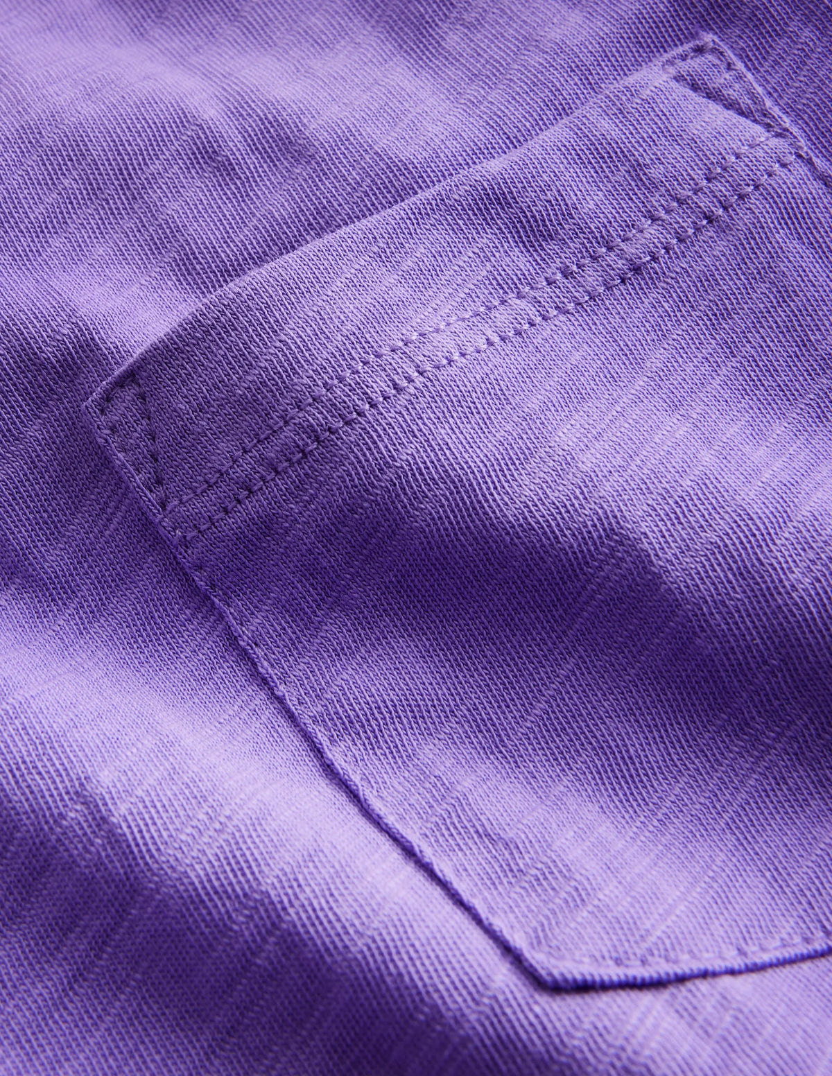 Washed Slub T-shirt-Crocus Purple