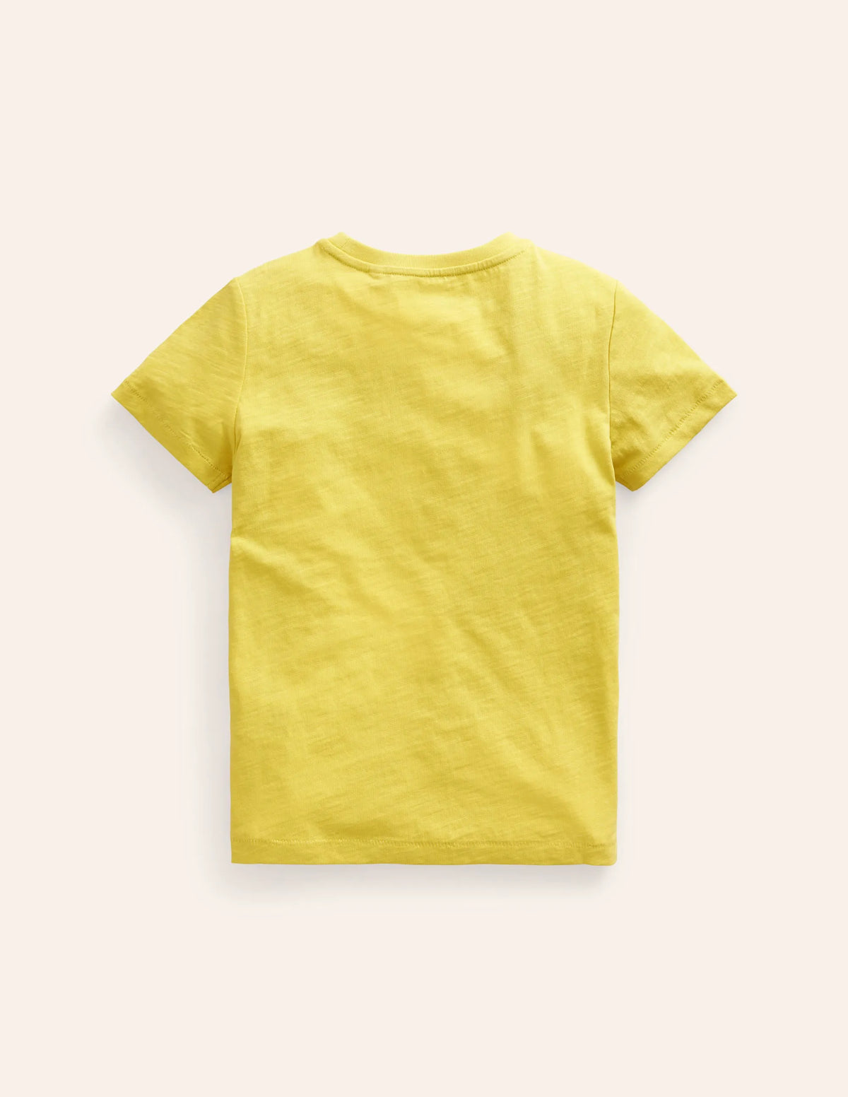 Washed Slub T-shirt-Zest Yellow
