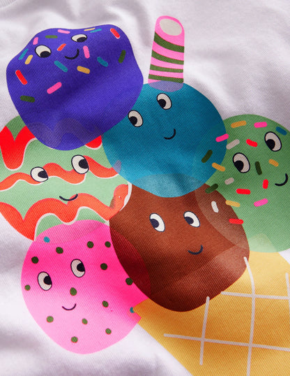 Ice cream T-shirt-White Ice Cream