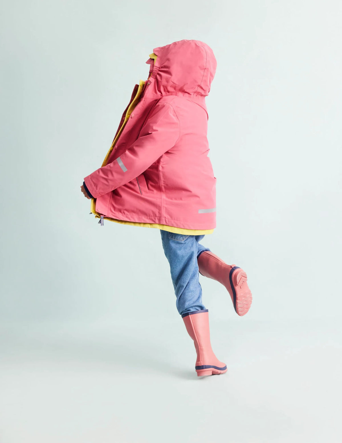Waterproof Fisherman's Jacket-Rose Pink