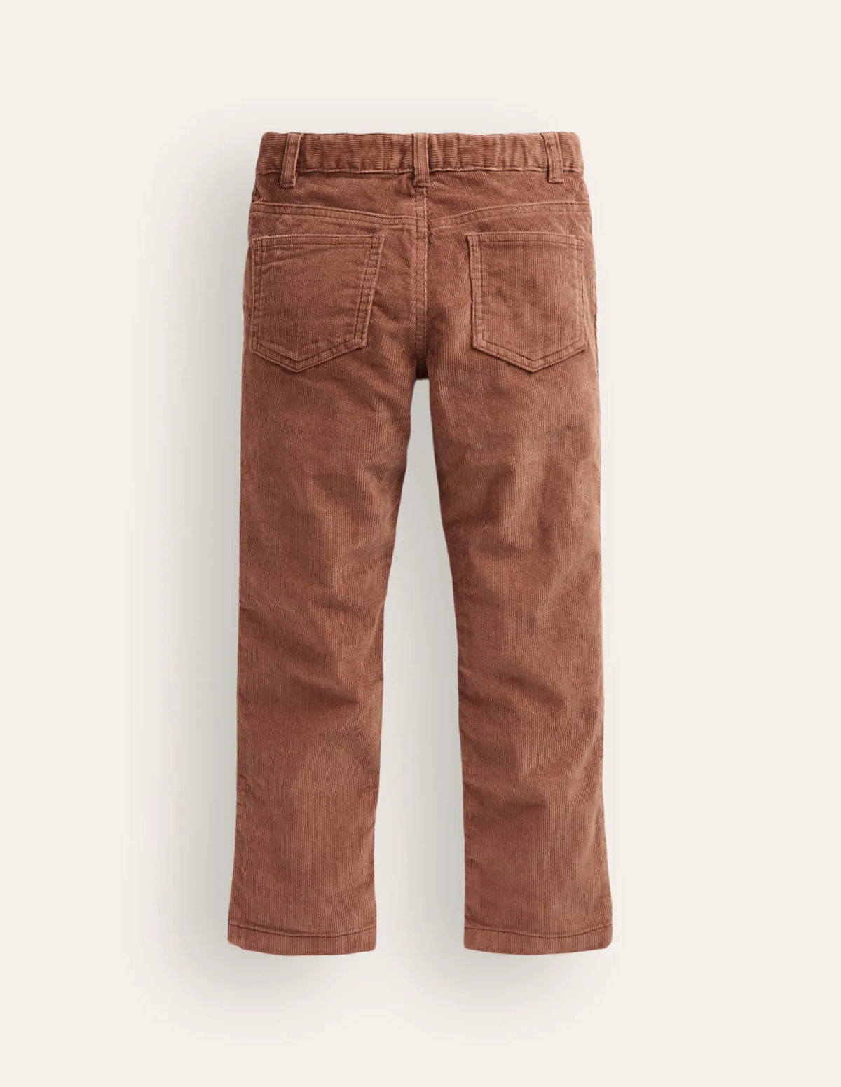 Classic Slim Cord Trousers-Chestnut