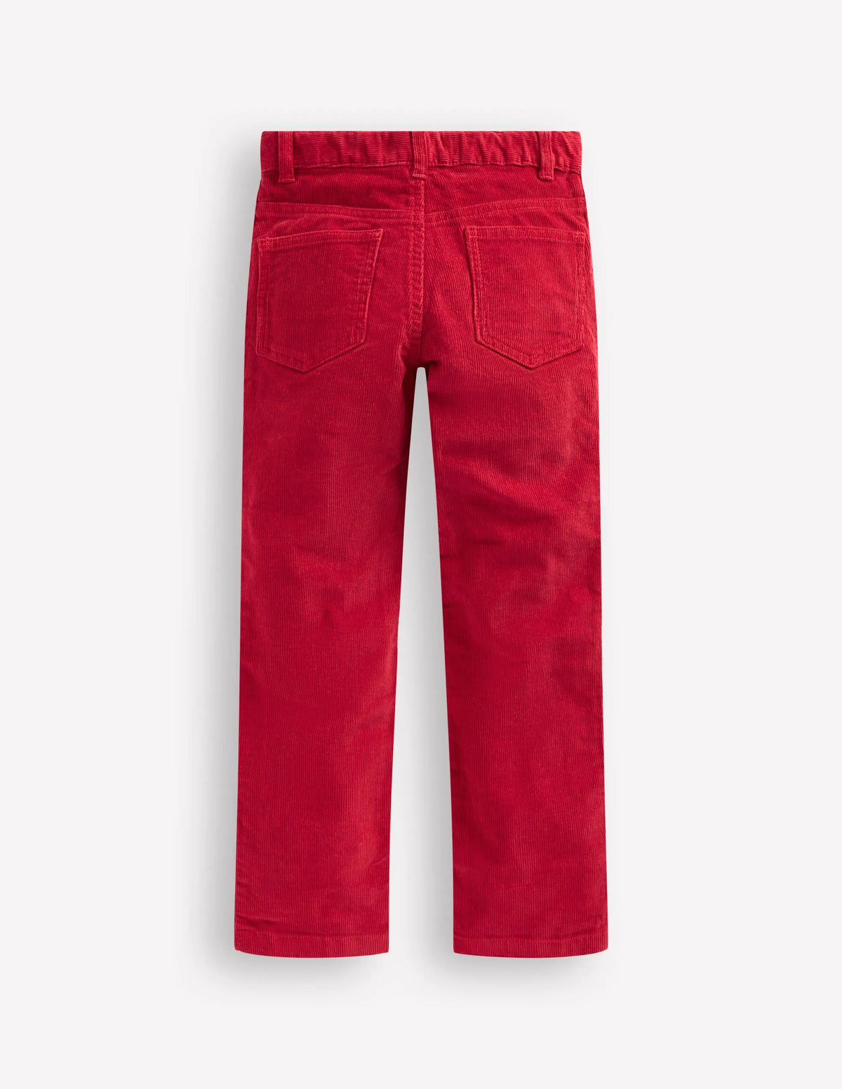 Classic Slim Cord Trousers-Rockabilly Red