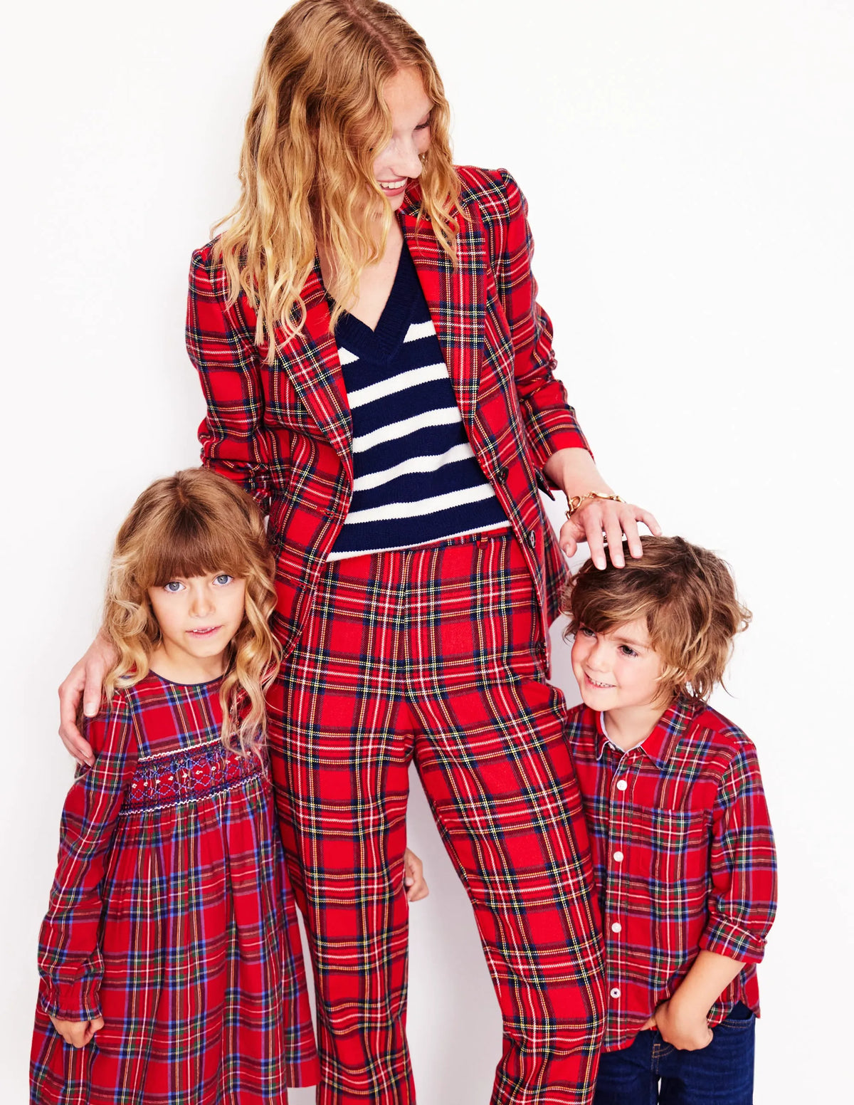 Cotton Check Shirt-Red Check