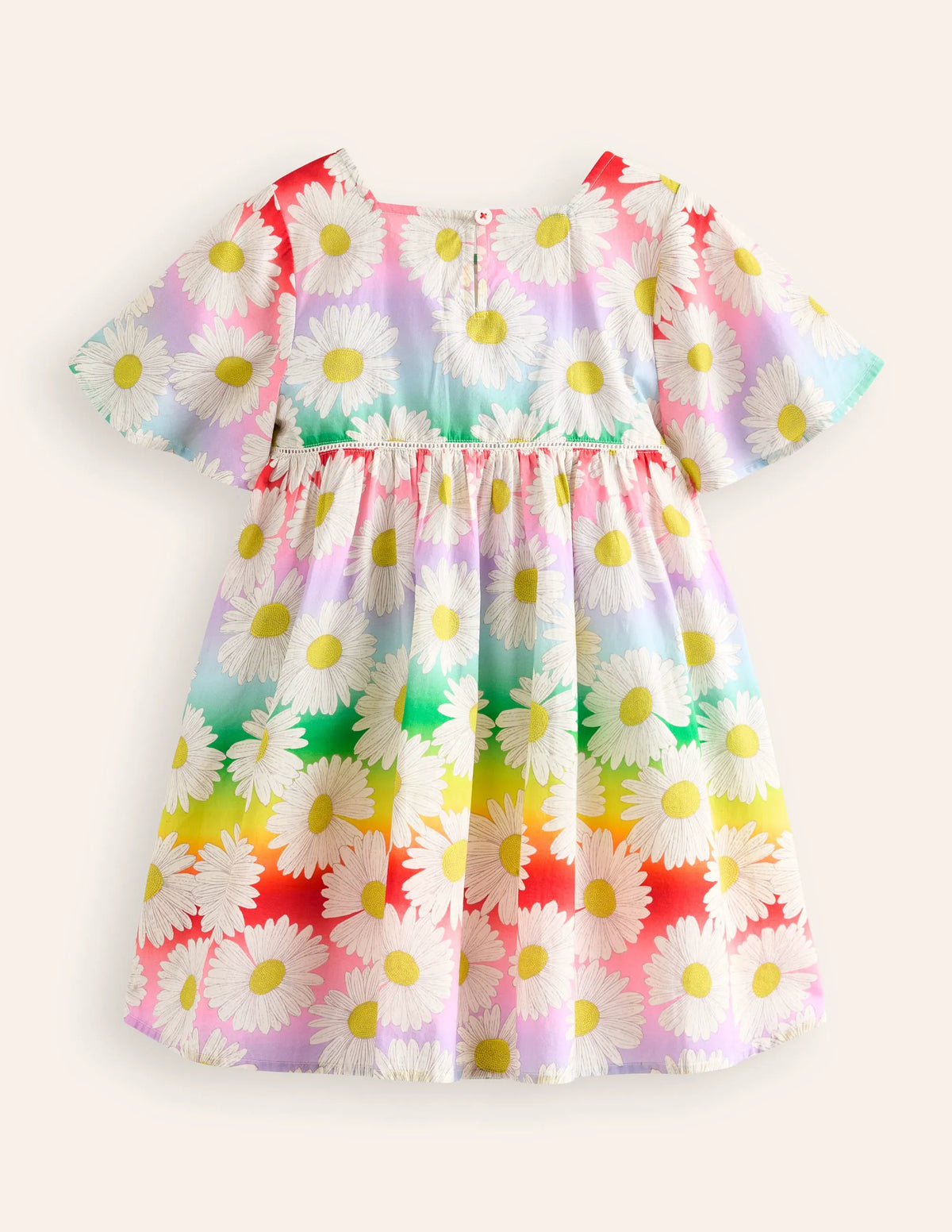 Lightweight Vacation Dress-Multi Ombre Daisy