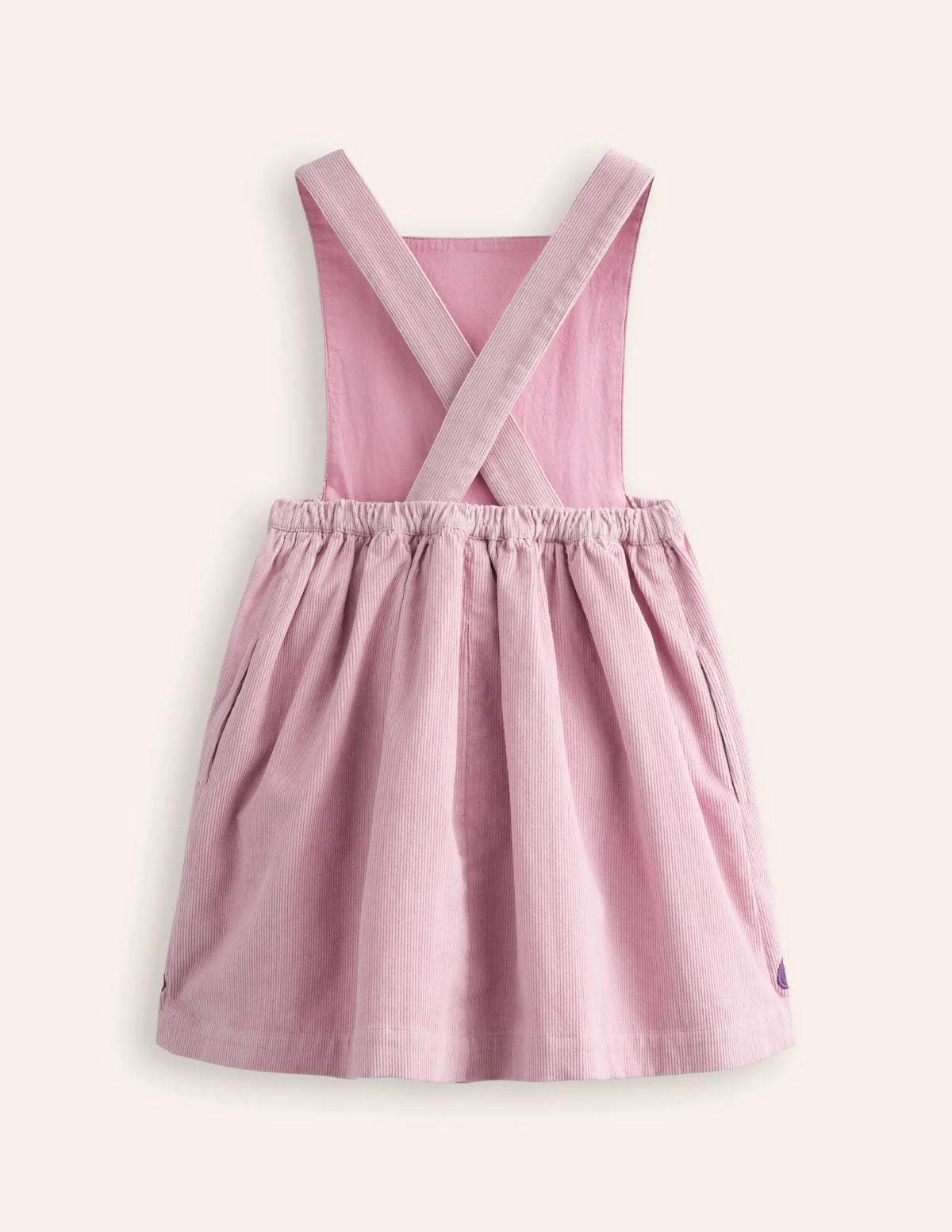 Lucilla Pinafore Dress-Mauve Mist Pumpkin Cats