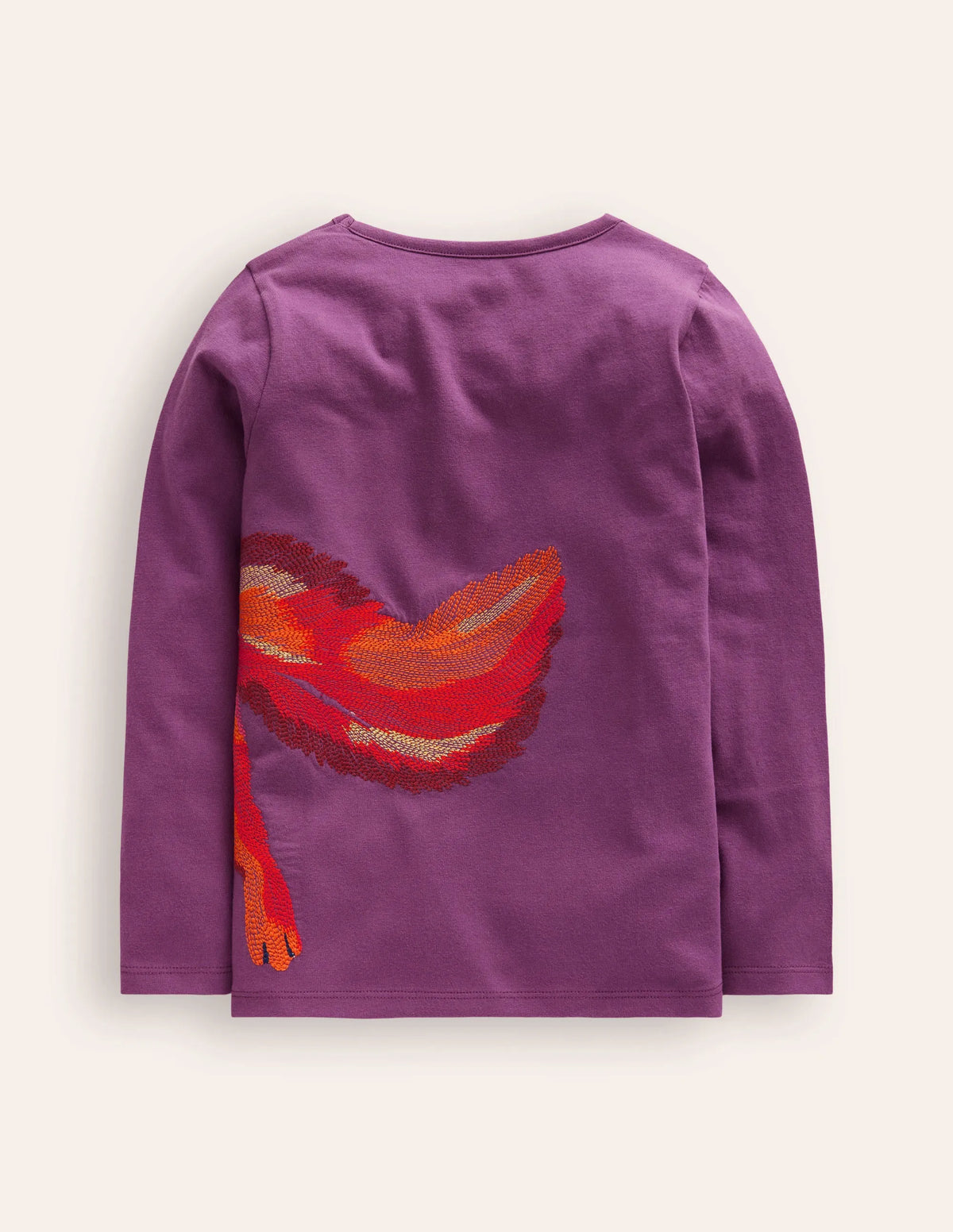 Front & Back T-shirt-Bramble Purple Squirrel