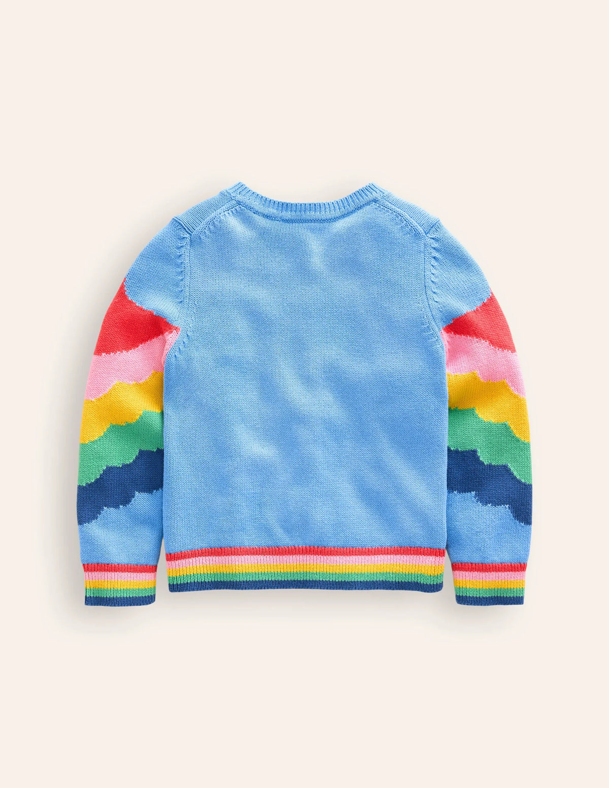 Parrot Logo Cardigan-Aqua Sea