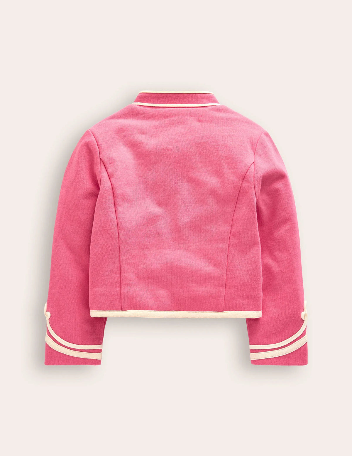 Floral Military Jacket-Rose Pink