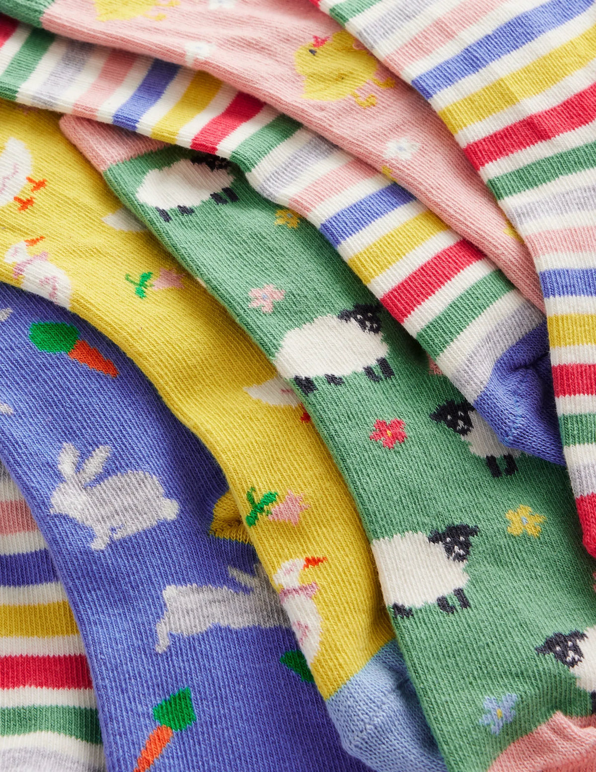 Socks 7 Pack-Spring Print