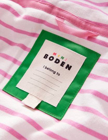 Jersey Lined Anorak-Runner Bean Green Tulips