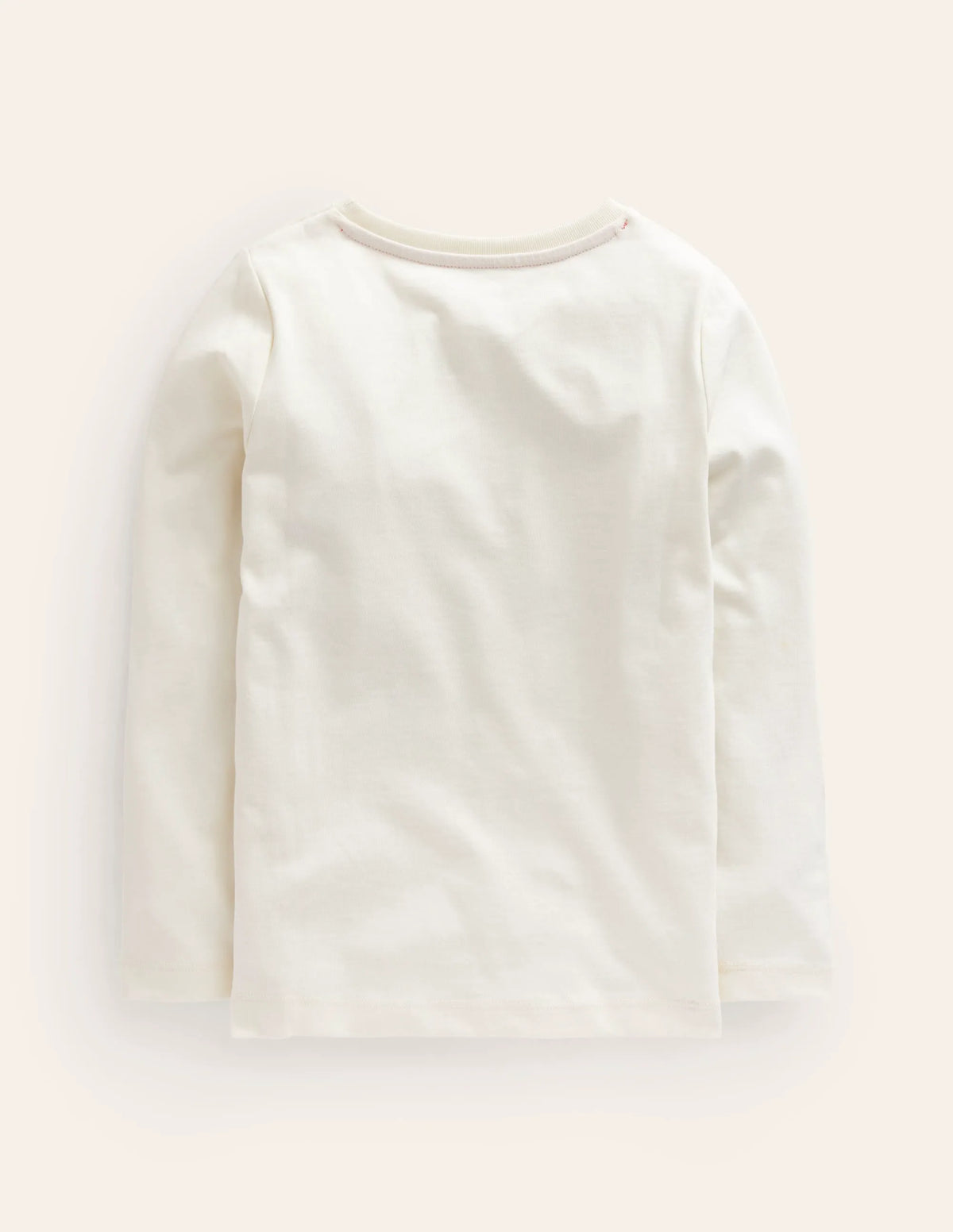 Metallic Logo T-shirt-Ivory Dolphin