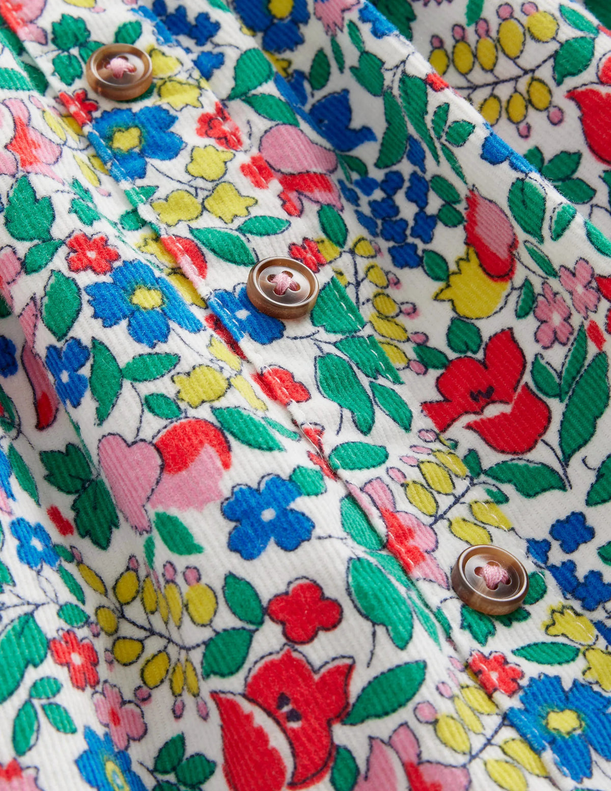 Cord Twirly Skirt-Multi Flowerbed