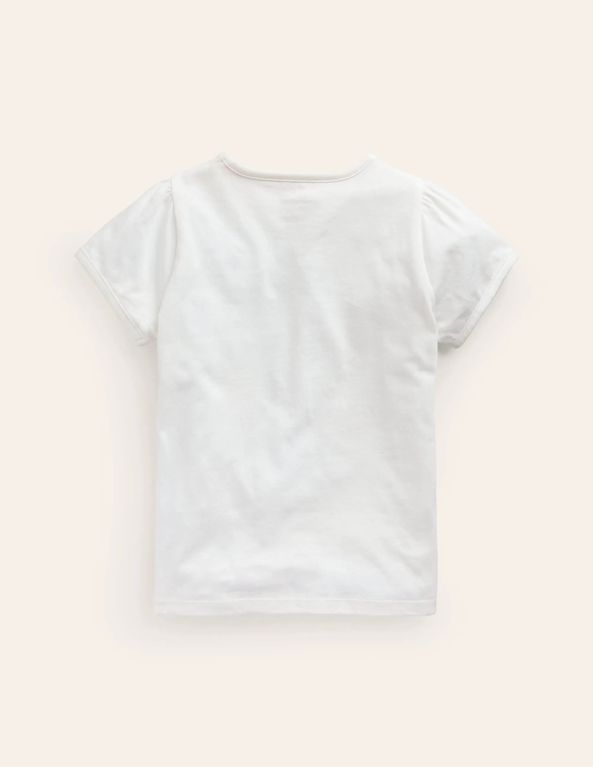 Superstitch Jersey Top-Ivory Chicks