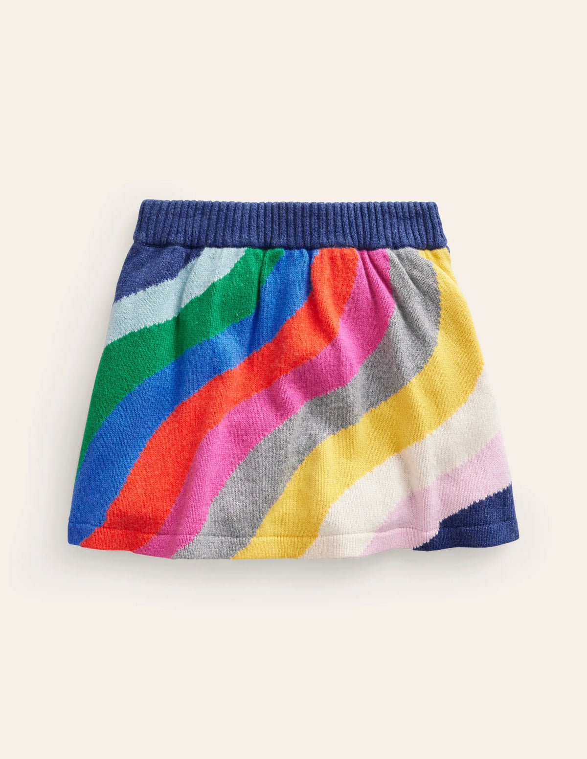 Knitted Skirt-Multi Wave
