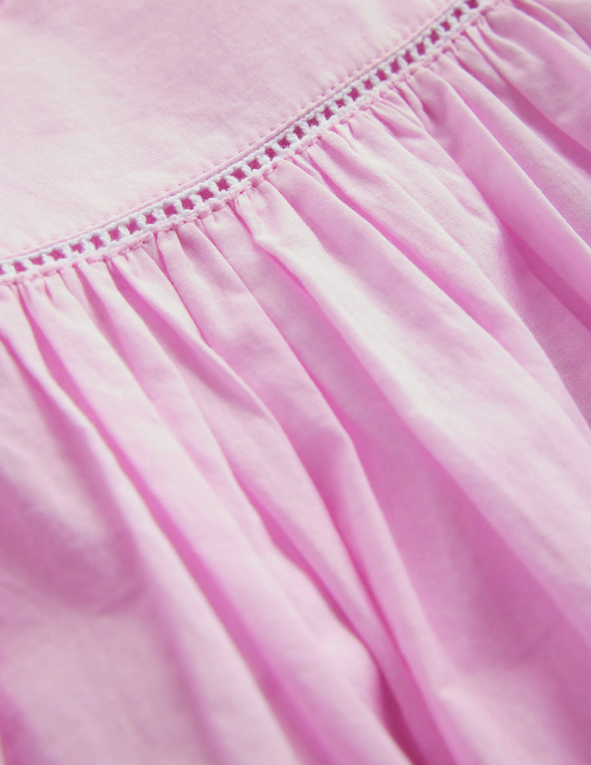 Lightweight Vacation Dress-Sugared Almond Pink Scallop