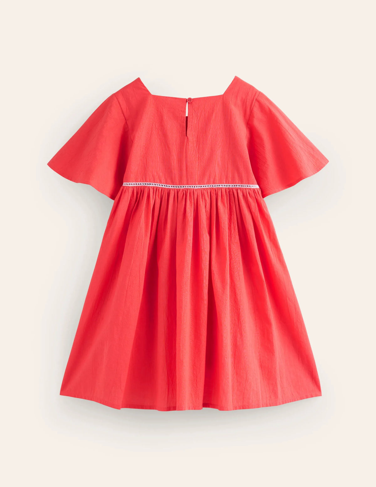 Lightweight Vacation Dress-Jam Red