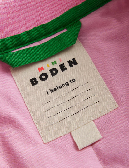 Borg Mix Bomber Jacket-Ivory / Colourblock Spot