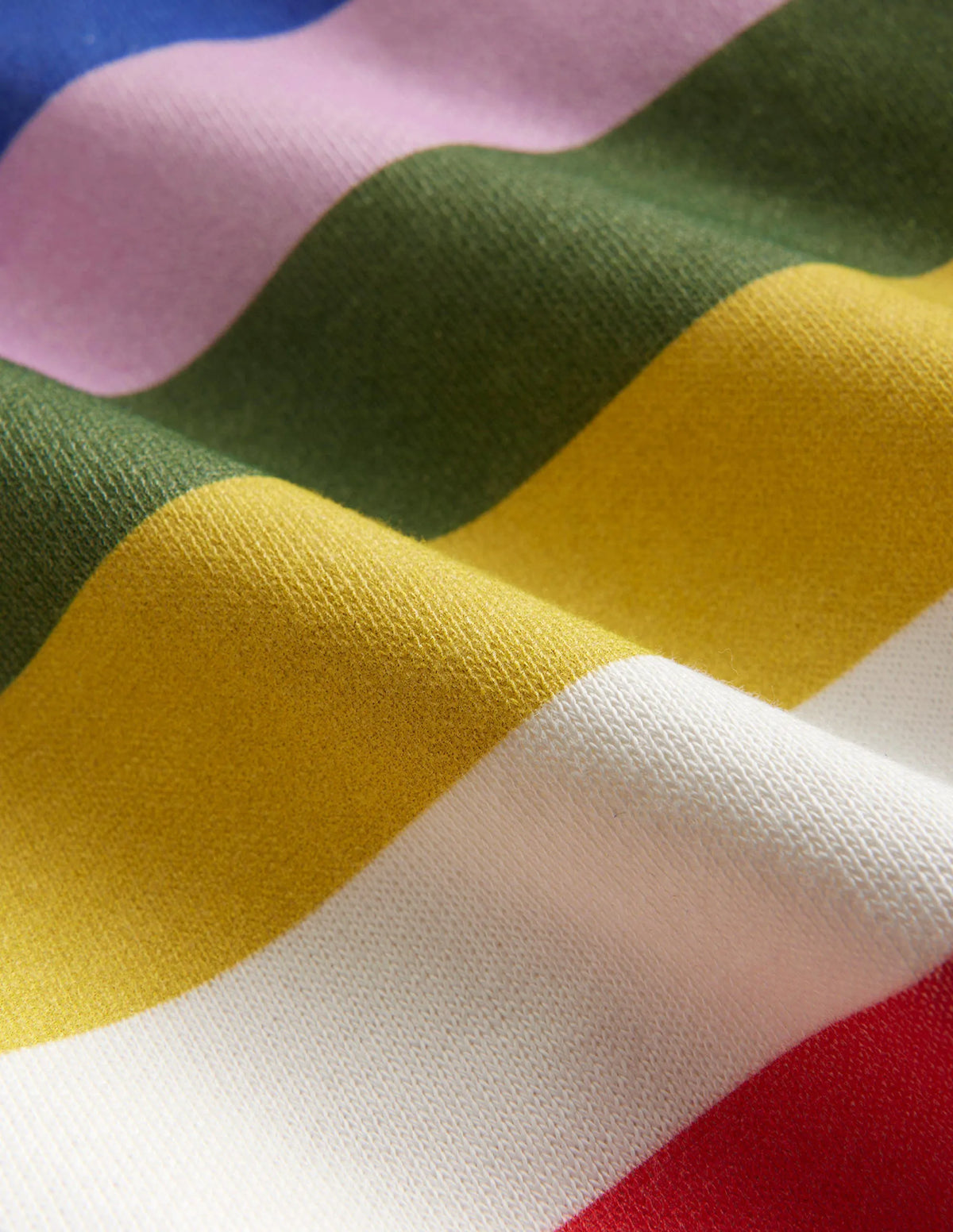 Printed Relaxed Sweatshirt-Multi Stripe