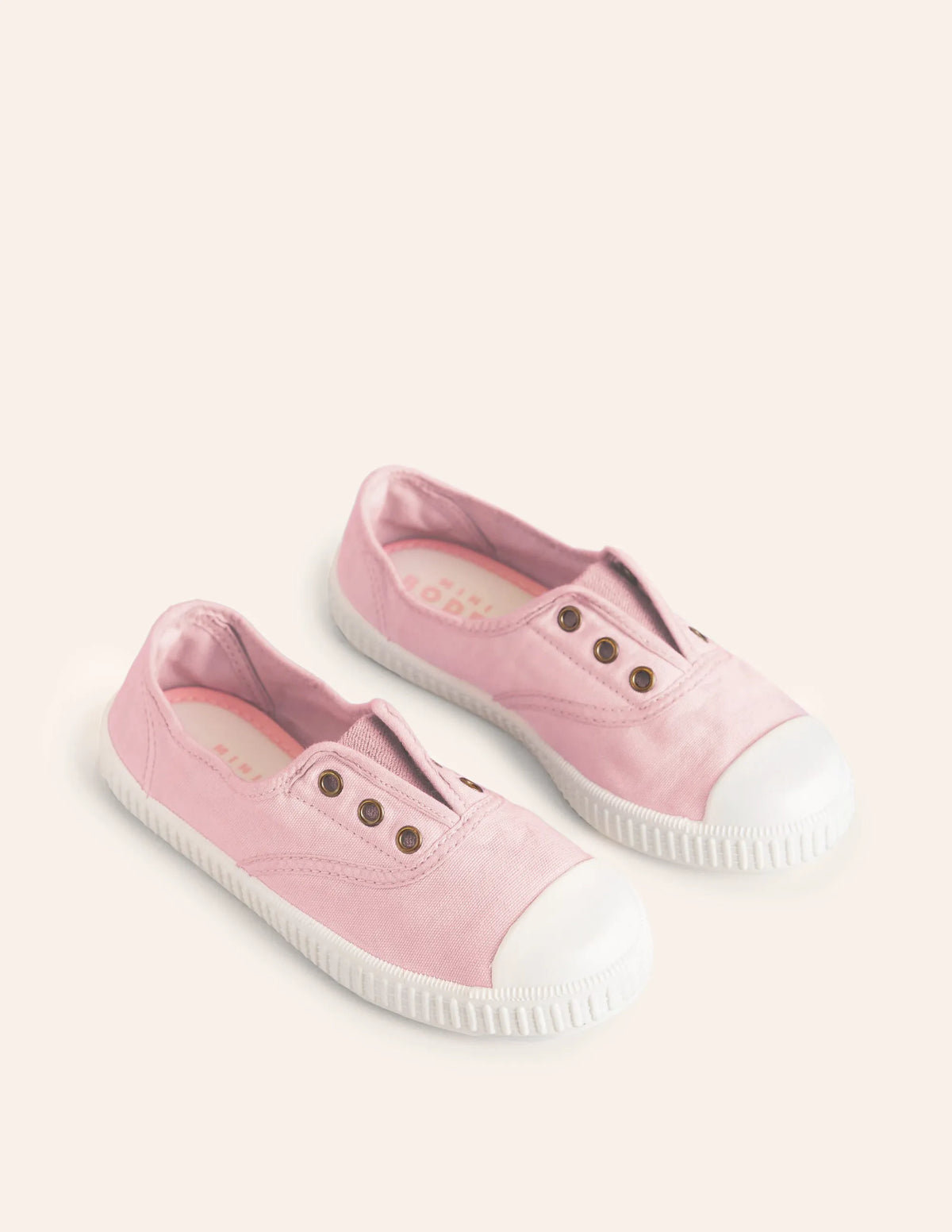 Laceless Canvas Pull-ons-Cameo Pink