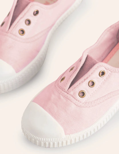 Laceless Canvas Pull-ons-Cameo Pink