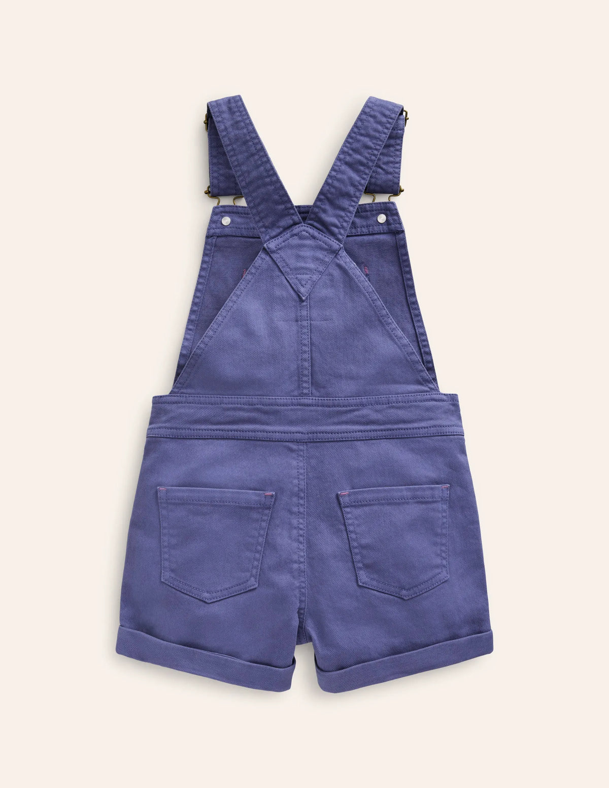 Heart Pocket Short Overalls-Soft Starboard