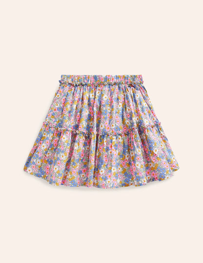 Appliqué Skirt-Festival Pink Nautical Cats