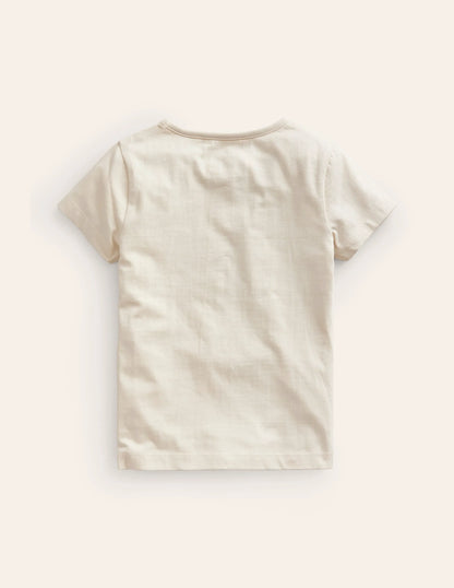 Superstitch Logo T-Shirt-Vanilla White Ice Creams