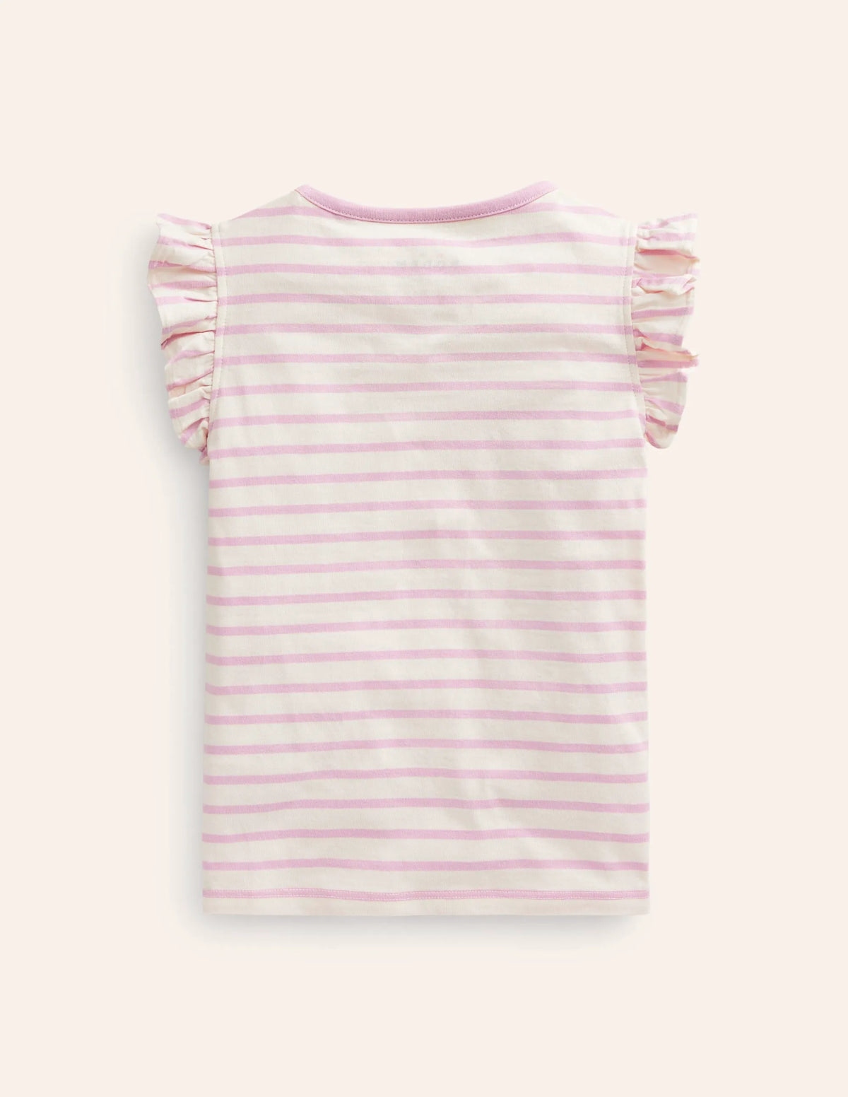 Flutter Short Sleeve T-Shirt-Sugared Almond/Vanilla Pod