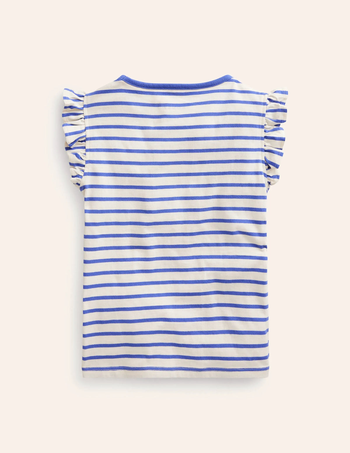 Flutter Short Sleeve T-Shirt-Wisteria Blue/Vanilla Pod