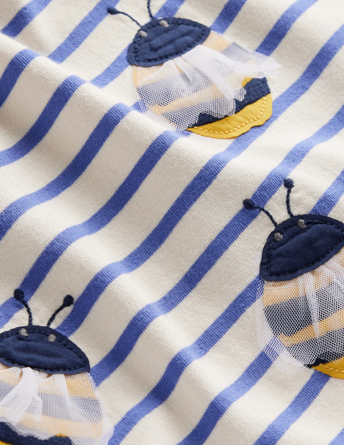 Flutter Short Sleeve T-Shirt-Wisteria Blue/Vanilla Pod