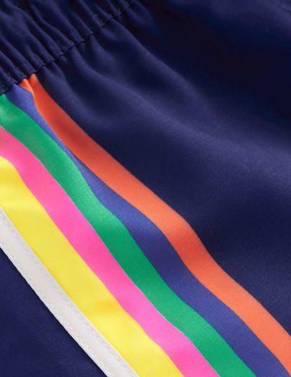 Surf Shorts-Navy Multi Stripe
