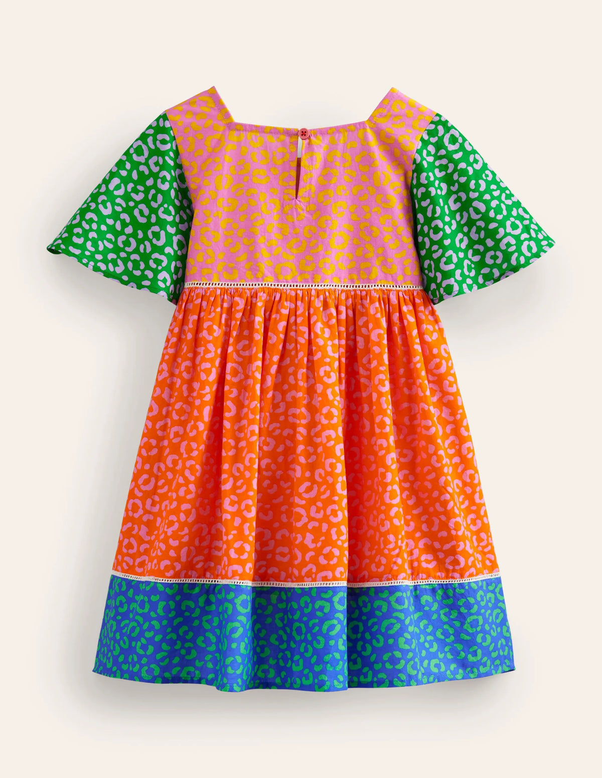 Lightweight Vacation Dress-Multi Leopard Print