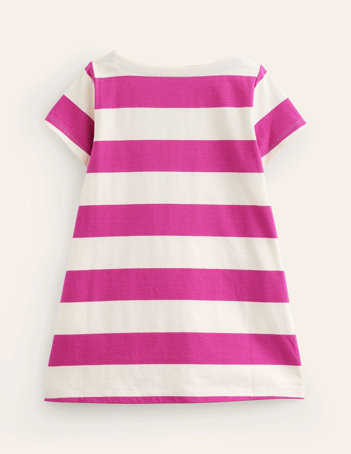 Fun Pocket Appliqué Tunic-Stripe Safari Animal