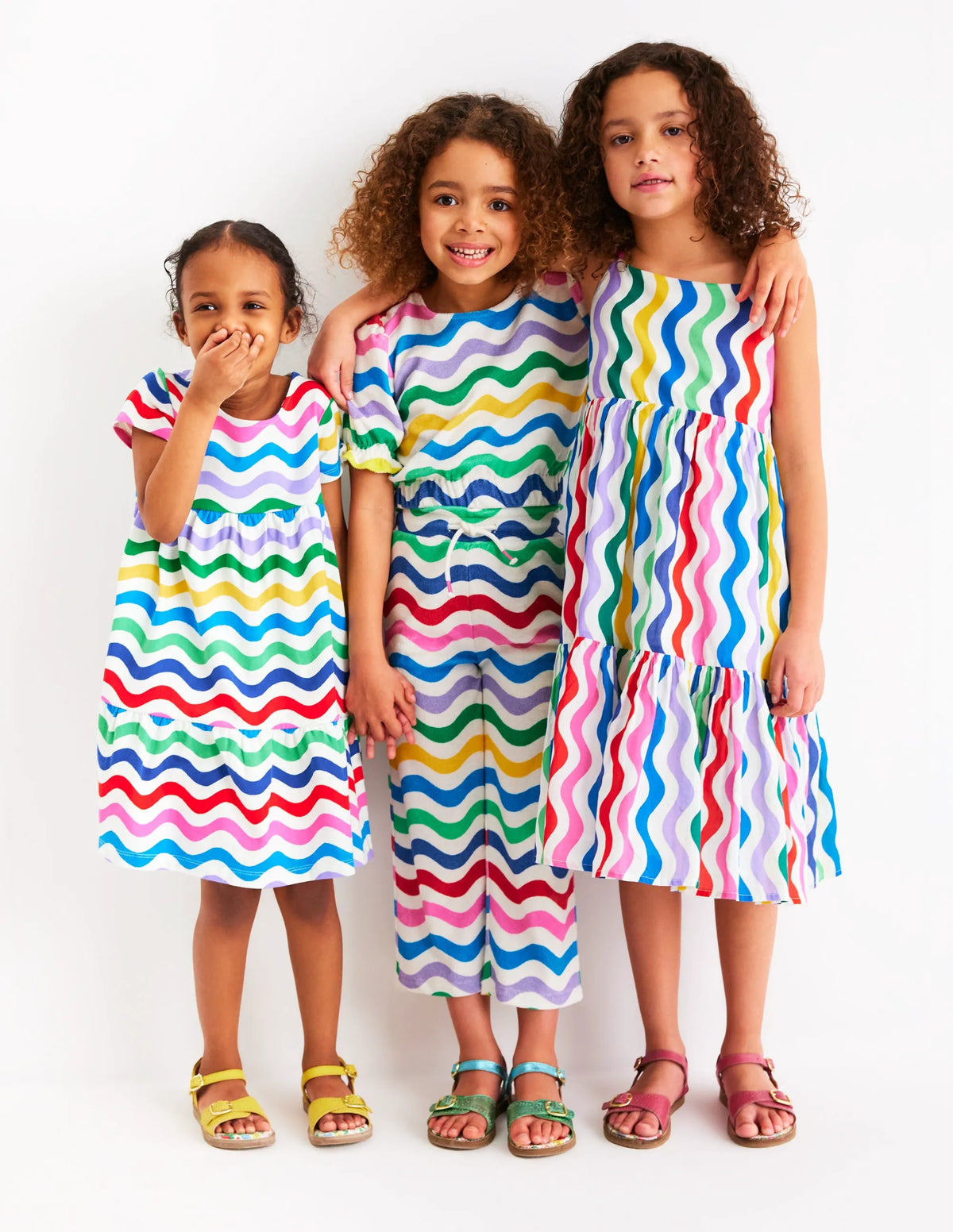 Towelling Pants-Multi Wave